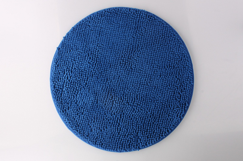 Round Shape Chenille Hotel Door and Bath Mats